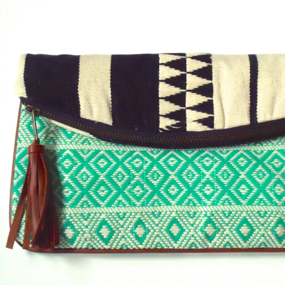Marabella Clutch by Mercado Global (2 Aqua Variations)